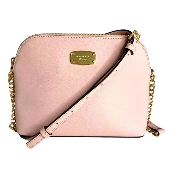 Michael Kors Pink Dome Crossbody / Shoulder Bag Small - Picture 1 of 13